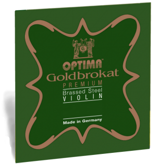 Goldbrokat Premium Brassed E violinsträng